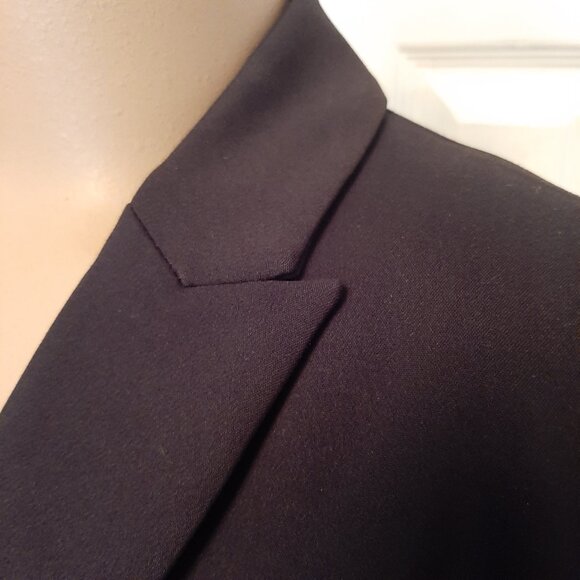 RW&CO Black Formal Structured Buttoned Blazer Suit Jacket with Lapel - Size XS - Picture 7 of 16